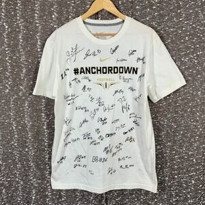 Nike Vanderbilt Commodores Anchordown Signed Team Shirt Short Sleeve Men's L
